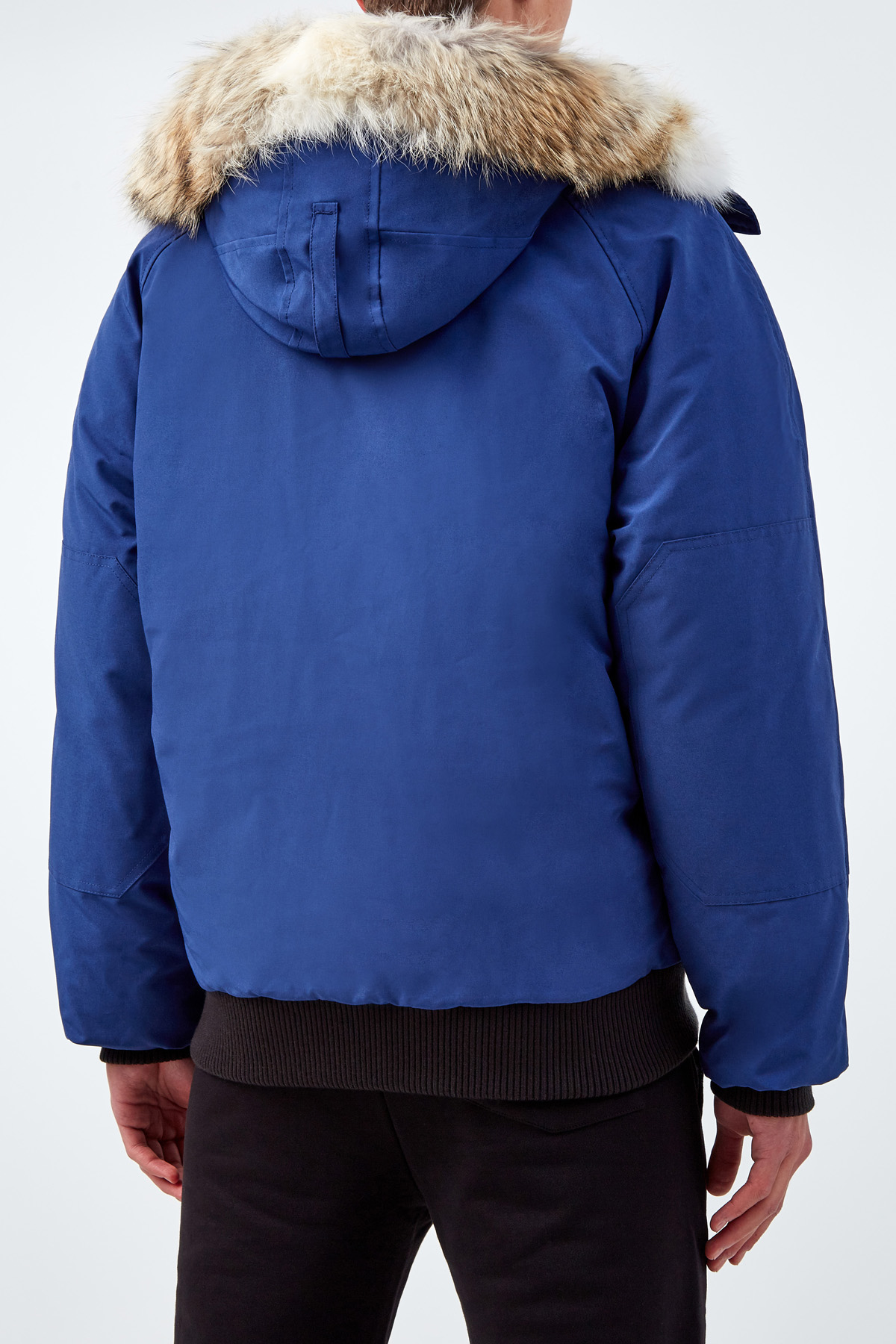 Бомбер Chilliwack из ткани Arctic-Tech с мехом койота CANADA GOOSE, цвет синий, размер XL - фото 4