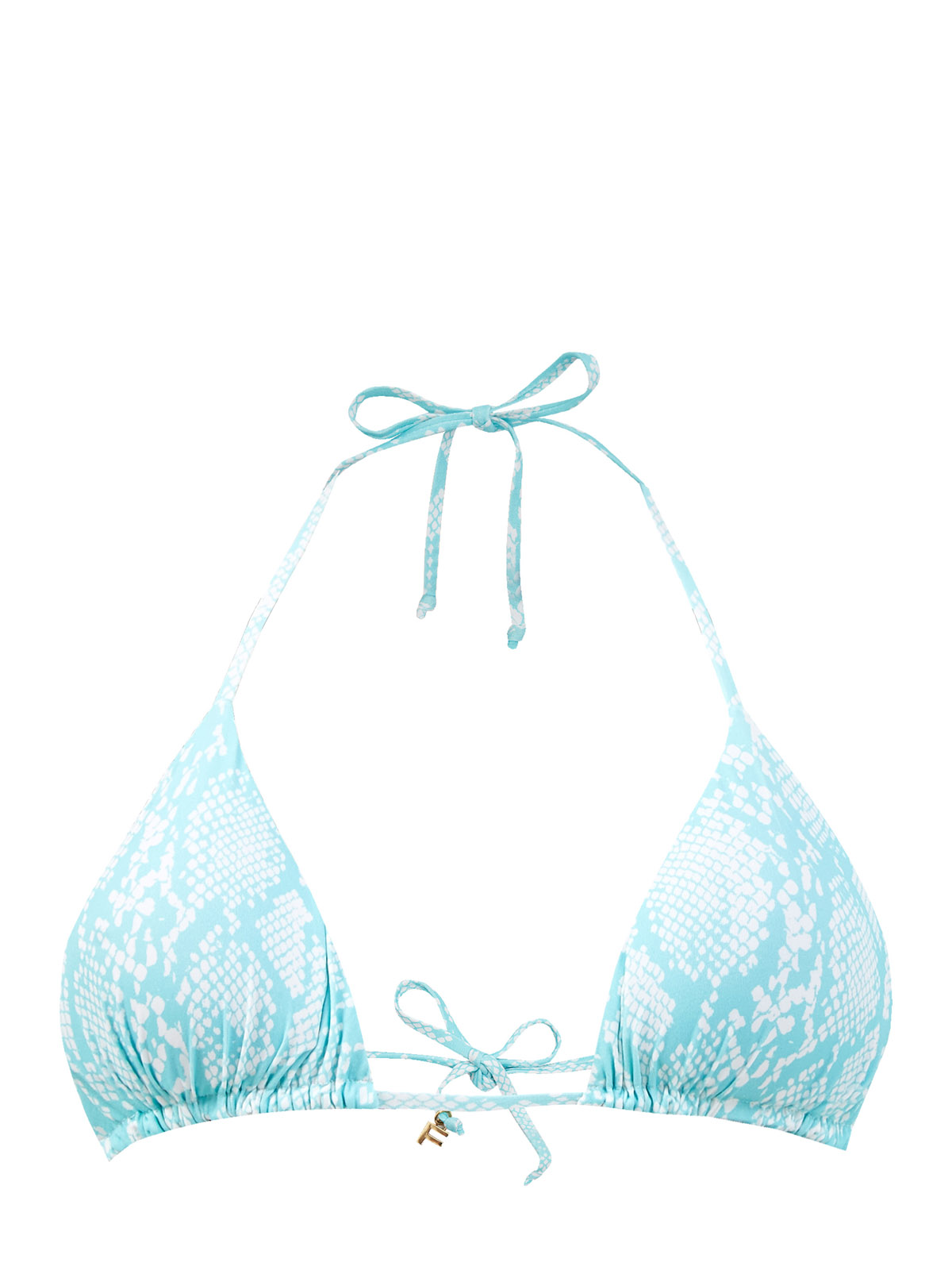 Регулируемый лиф-бикини с анималистичным принтом FISICO, цвет голубой, размер M;L;S