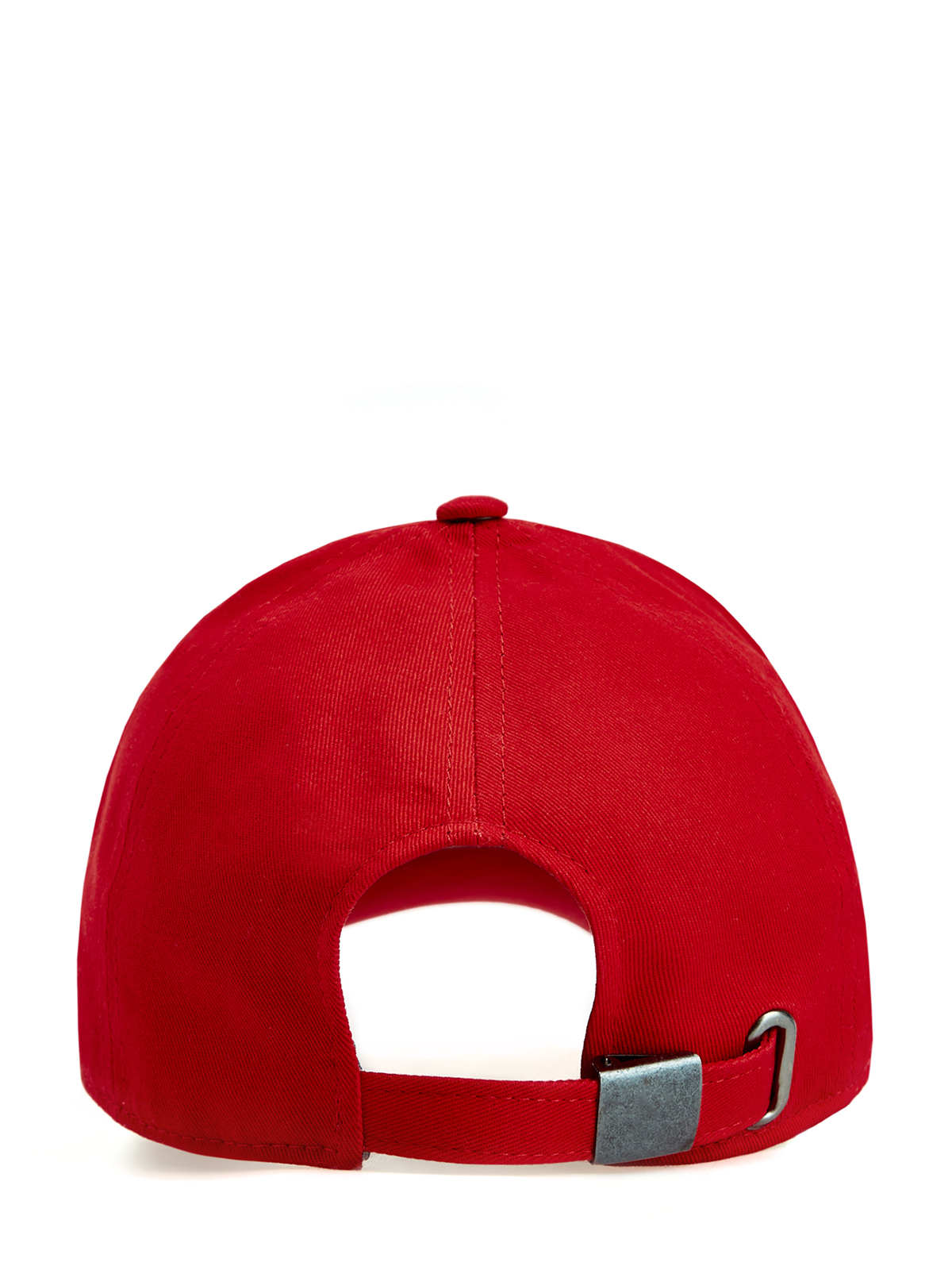 Бейсболка из хлопкового габардина с объемным вышитым логотипом CUDGI, цвет красный, размер 58;59 - фото 3