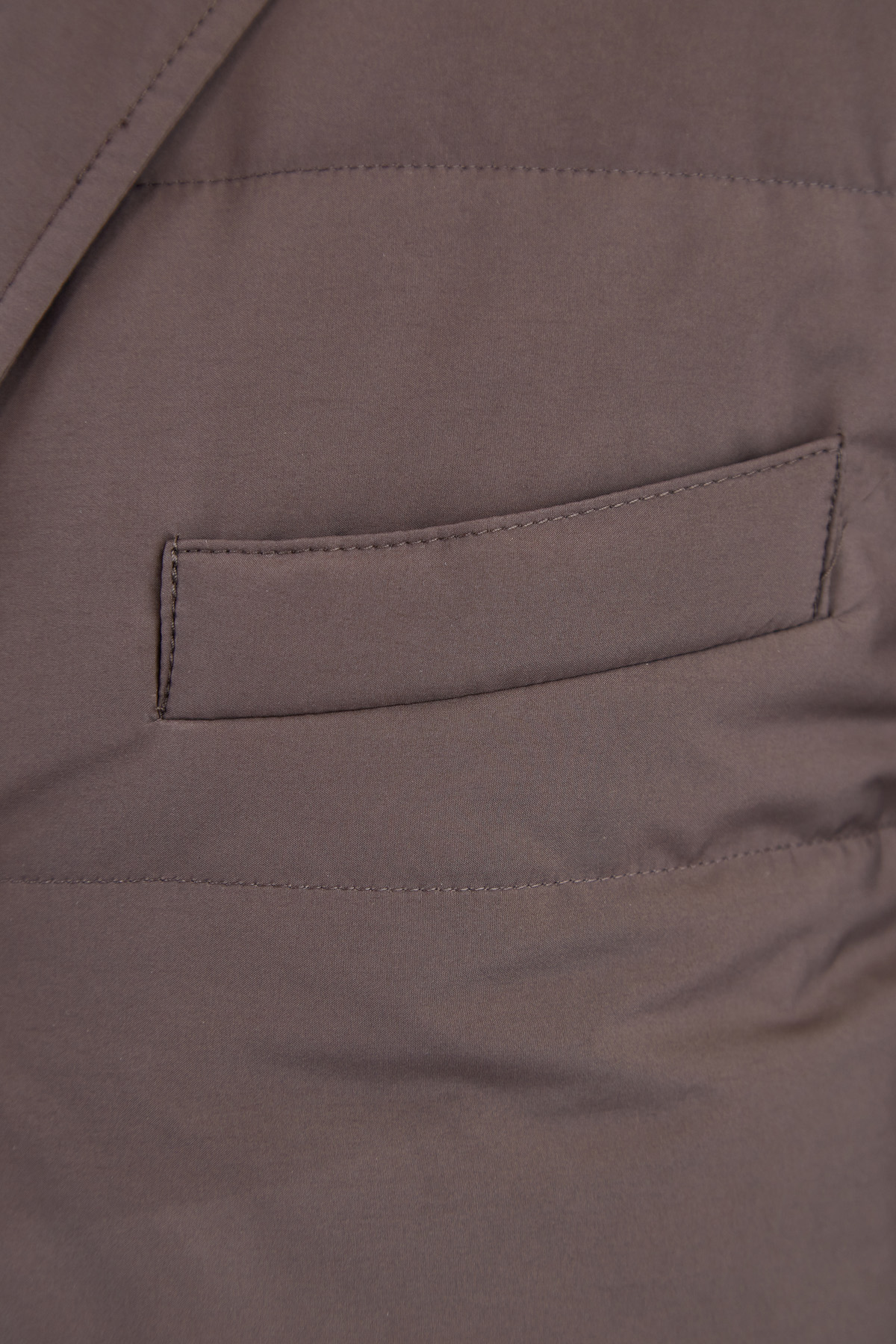 Удлиненная куртка-блейзер из водонепроницаемого нейлона LUCIANO BARBERA, цвет коричневый, размер 50;52;54;56;58 - фото 5