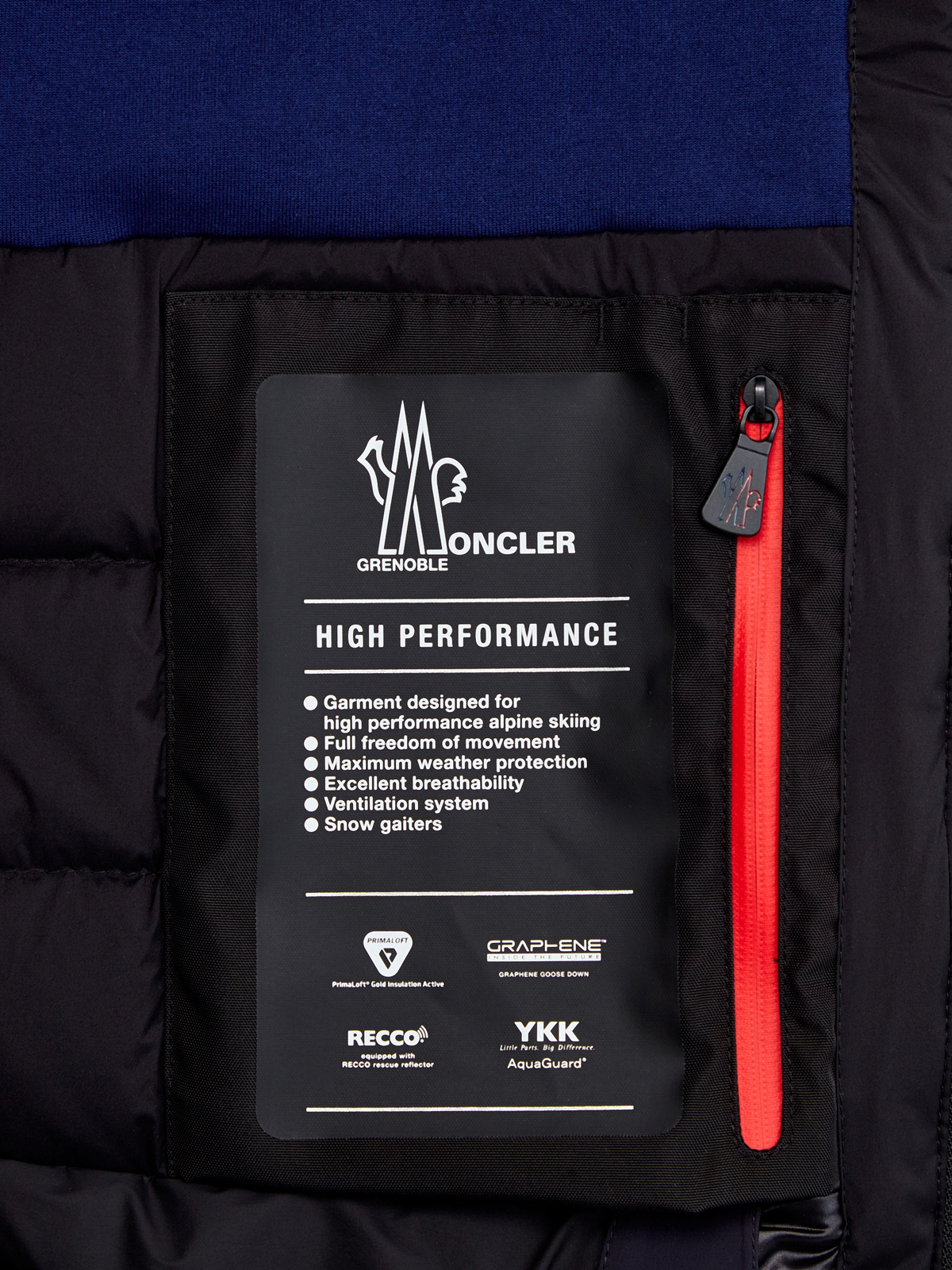 Пуховик «High Performance» из эластичного нейлона 2 layer Синий, фото 6