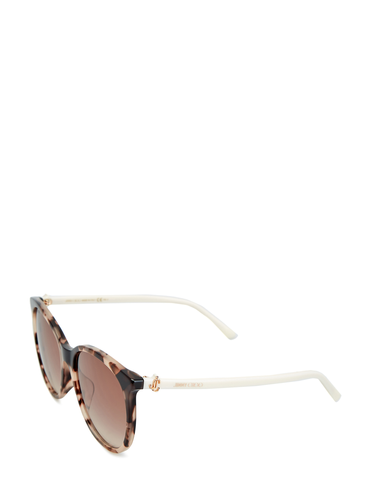 Очки Ilana из легкого ацетата с узором Havana JIMMY CHOO  (sunglasses), цвет коричневый, размер 40.5;41;41.5;42;42.5;43.5;44;43 - фото 2