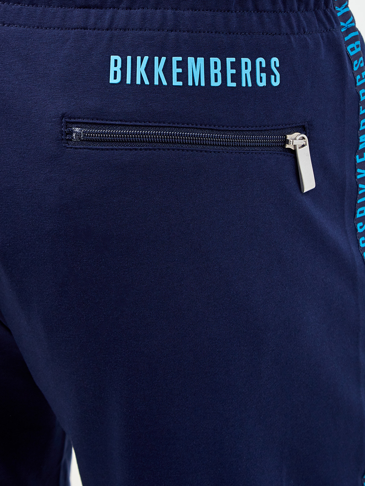 Брюки в спортивном стиле с контрастным логотипом BIKKEMBERGS, цвет синий, размер M;L;XL;2XL;3XL - фото 6