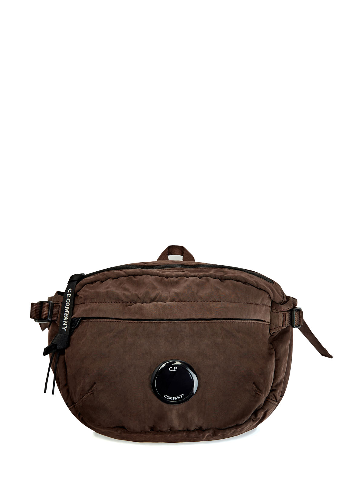 Окрашенная вручную сумка из материала Nylon B C.P.COMPANY, цвет коричневый, размер M;L;XL;2XL - фото 1