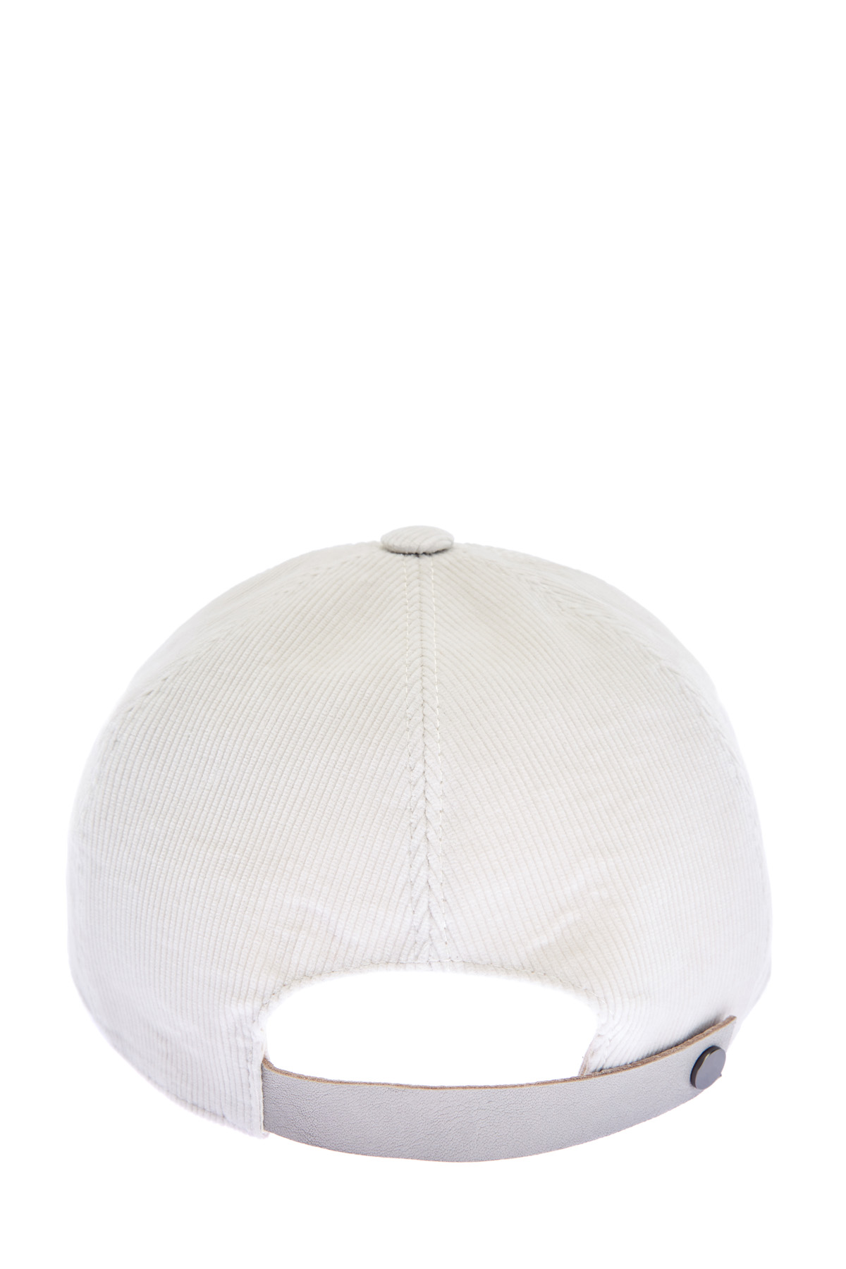Бейсболка из хлопкового вельвета с кристаллами Swarovski LORENA ANTONIAZZI, цвет белый, размер L;M - фото 4