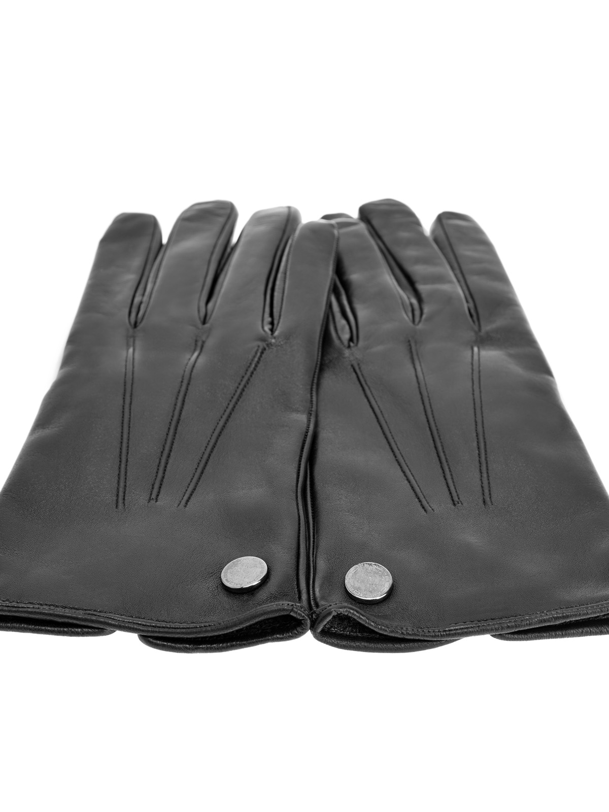 Перчатки из кожи наппа с кашемировой подкладкой MORESCHI, цвет черный, размер L;XS;S;M - фото 2