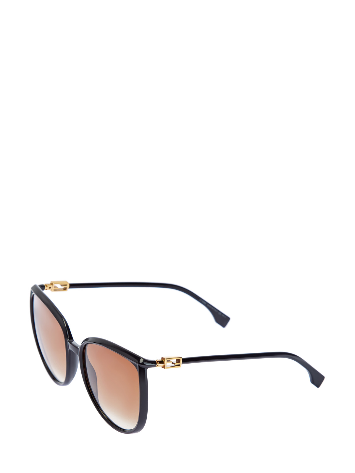 Легкие очки в глянцевой oversize-оправе FENDI (sunglasses), цвет мульти, размер 5;5.5;6;6.5;7;7.5;8;9;10 - фото 2