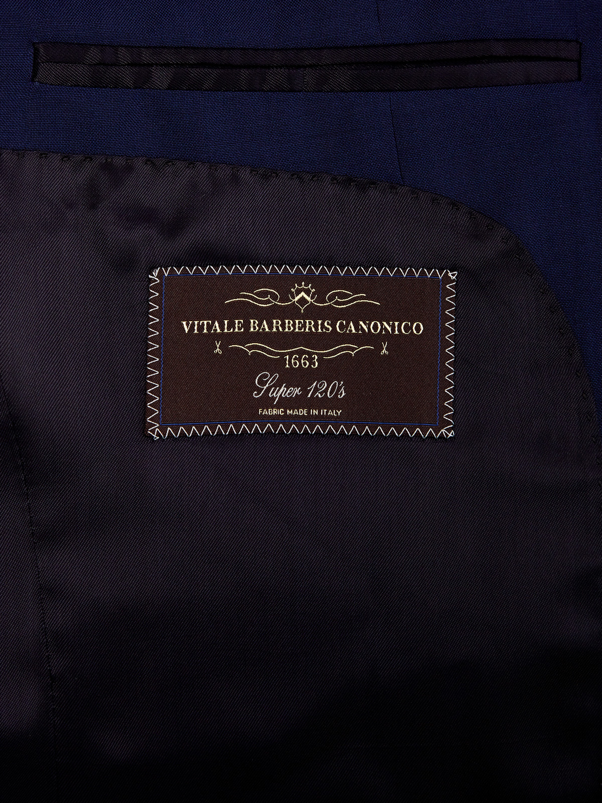 Шерстяной пиджак ручной работы в классическом стиле L.B.M. 1911, цвет синий, размер 46;52;54 - фото 6