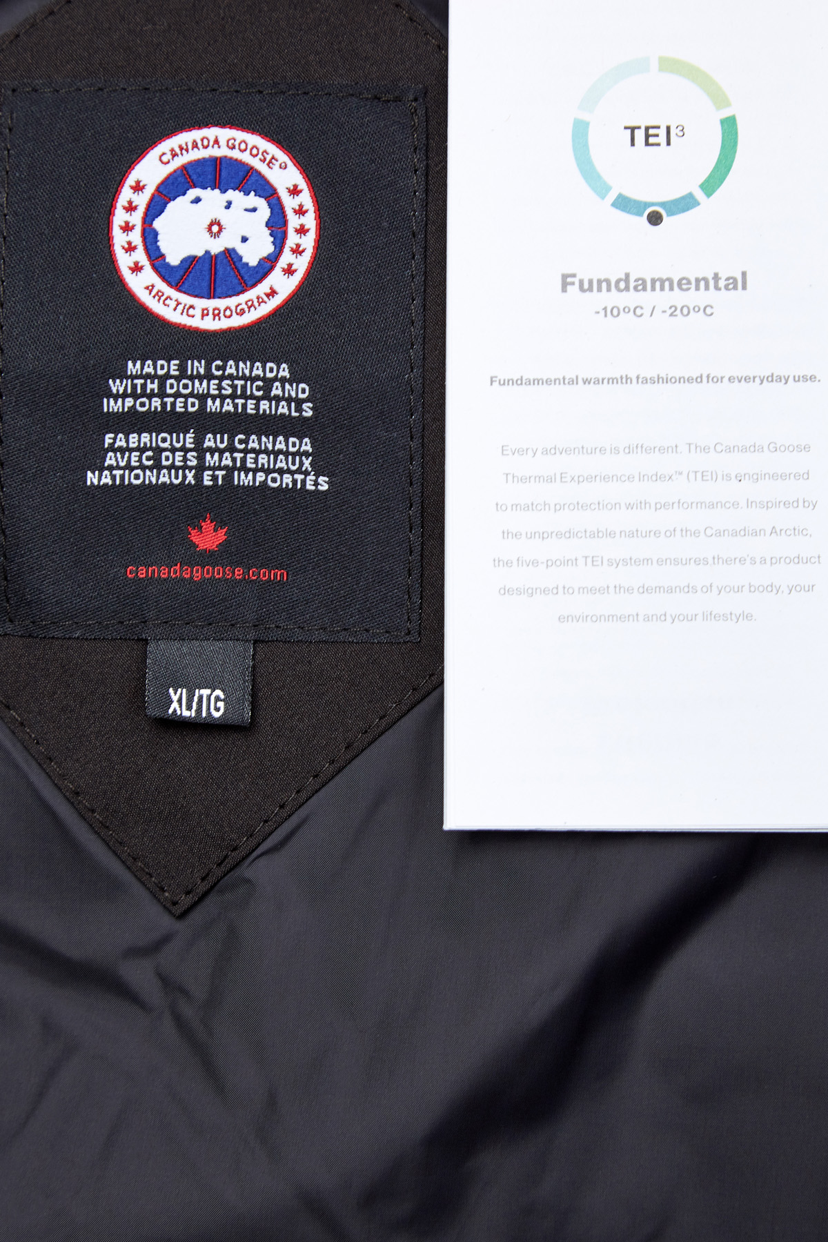 Пуховик Wyndham с потайными манжетами и двойными карманами CANADA GOOSE, цвет черный, размер 2XL - фото 8