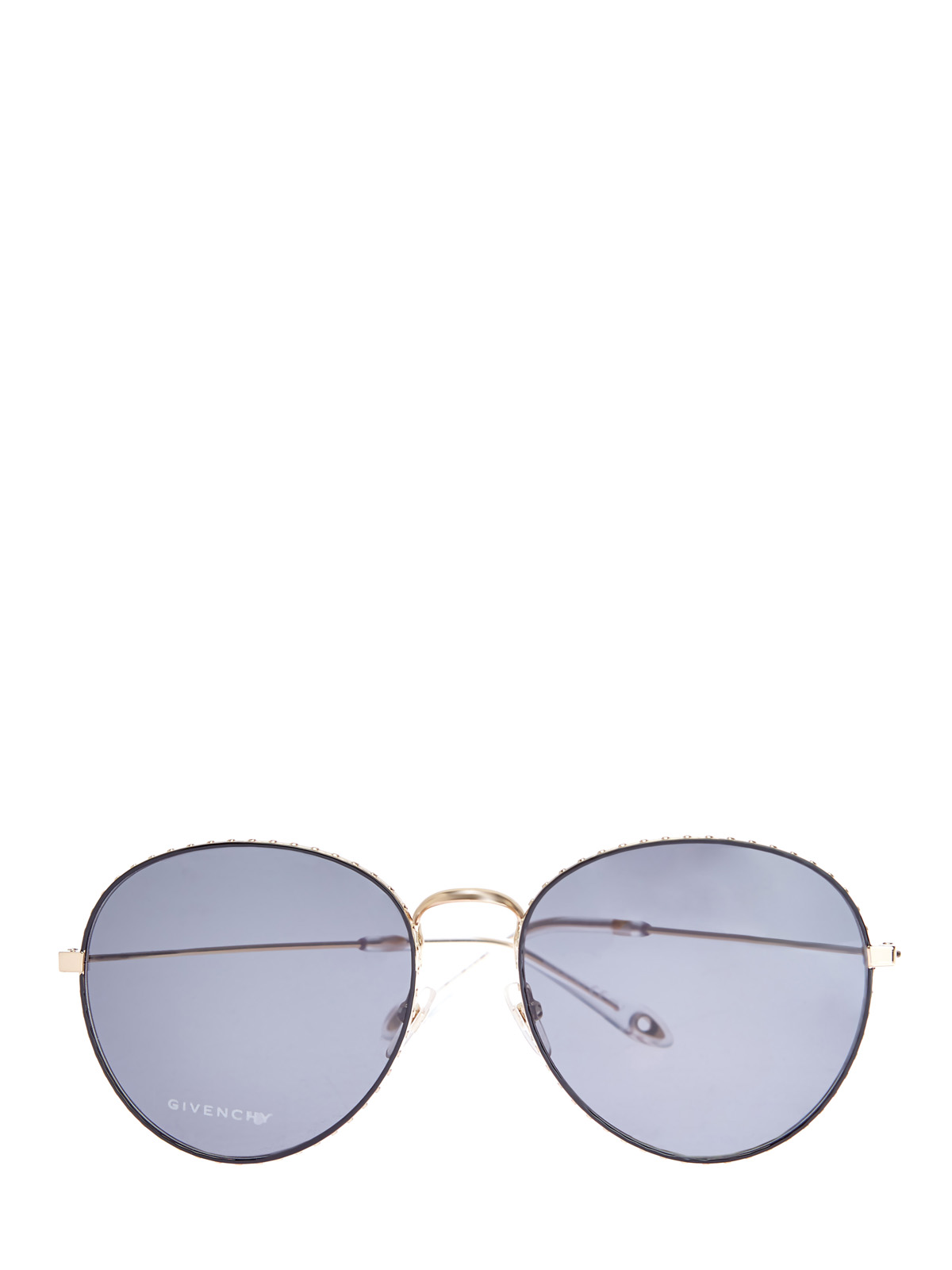 Очки-авиаторы с отделкой из металла золотистого цвета GIVENCHY (sunglasses), размер S;M;L - фото 1