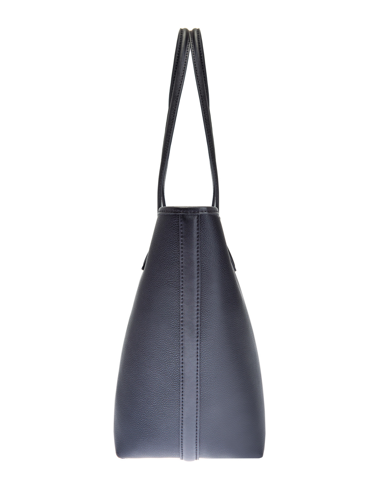 Монохромная сумка из гладкой кожи с принтом Rue St-Guillaume KARL LAGERFELD, цвет черный, размер 5;6;7 - фото 4