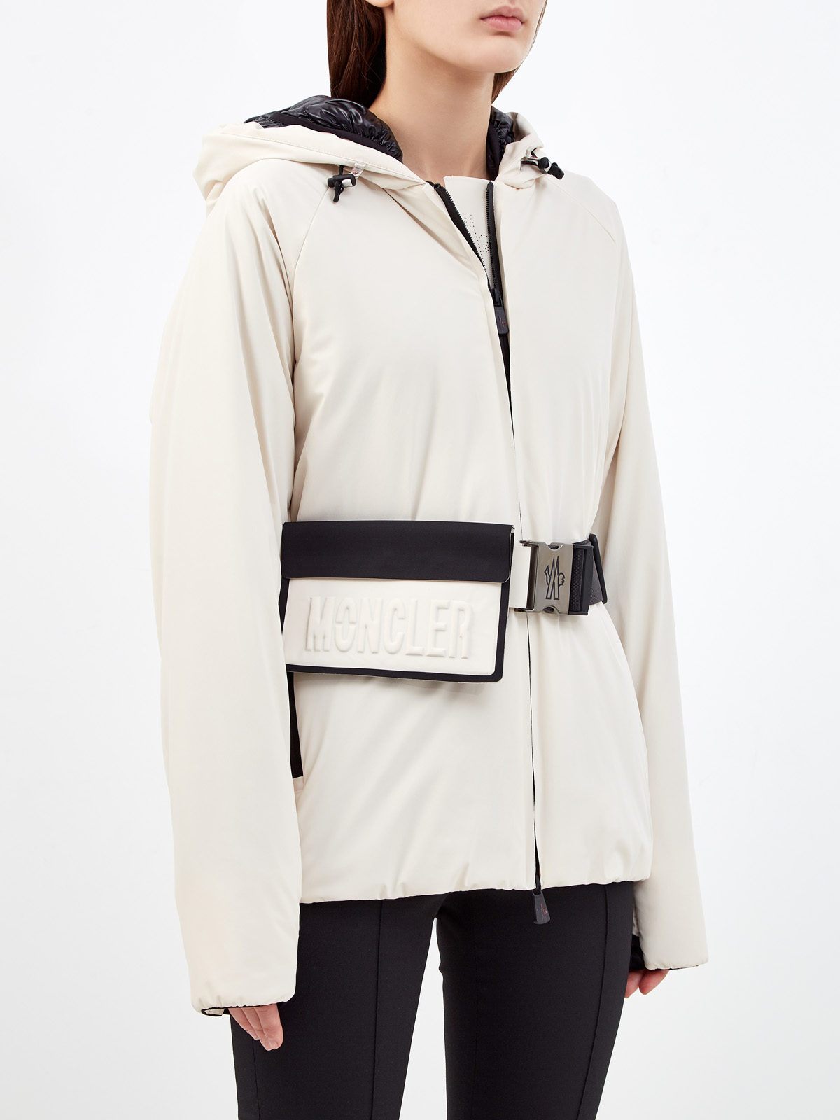 Лыжная куртка Valpelline из водонепроницаемого эластичного поплина MONCLER, цвет белый, размер S - фото 3