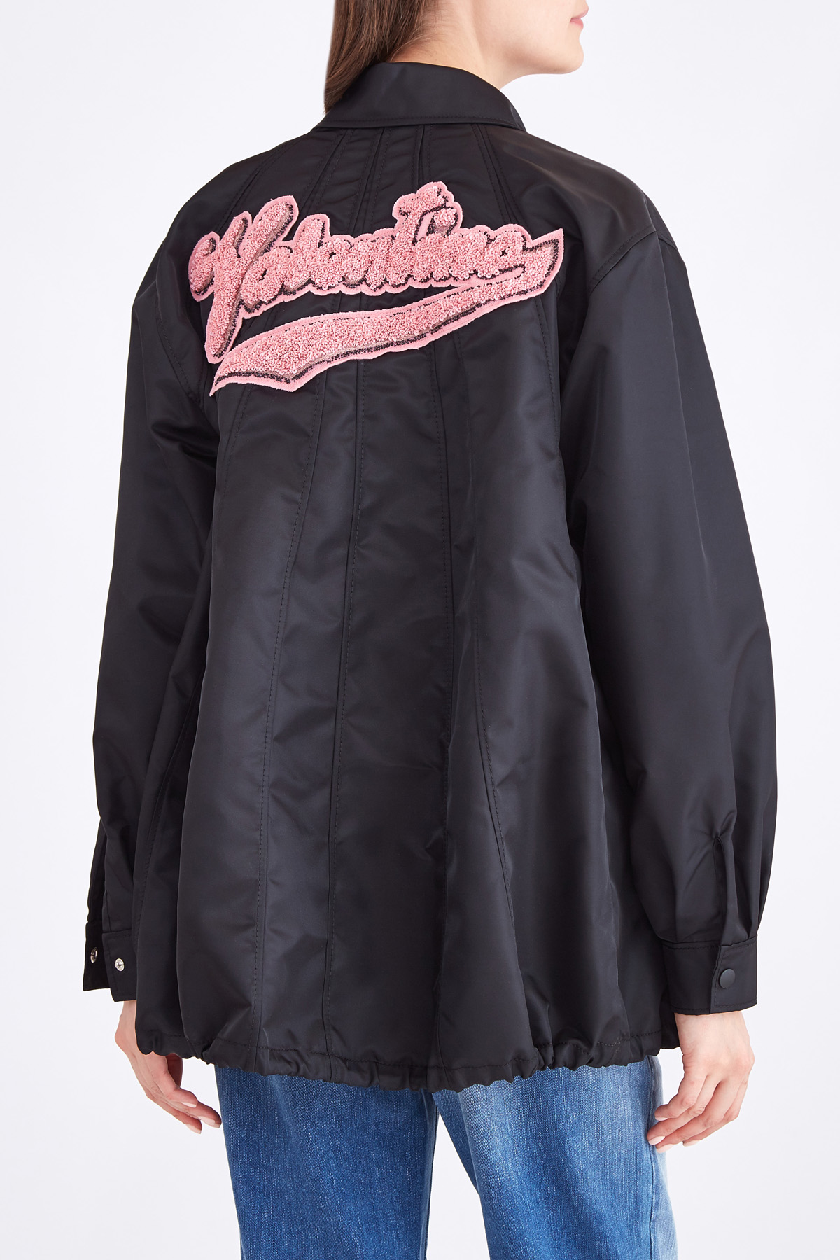 Куртка с объемными расшитыми вручную аппликациями VALENTINO, цвет черный, размер 40;42 - фото 4