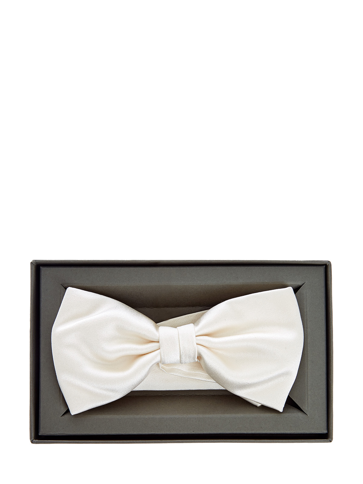 Шелковый галстук-бабочка в классическом стиле CANALI, цвет белый, размер 41;41.5;42;42.5;43;43.5;44 - фото 3