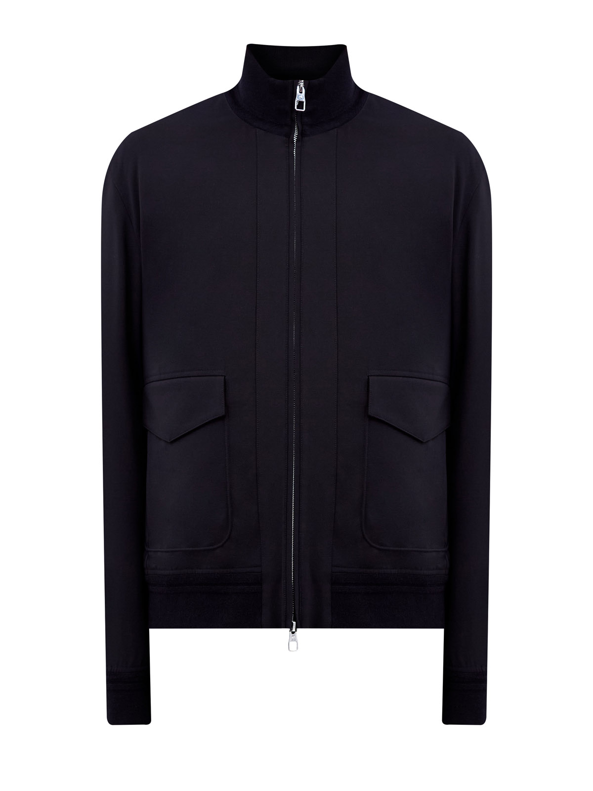 

Бомбер из матового нейлона Aerotwill с пуховым утеплителем, Черный, Бомбер из матового нейлона Aerotwill с пуховым утеплителем