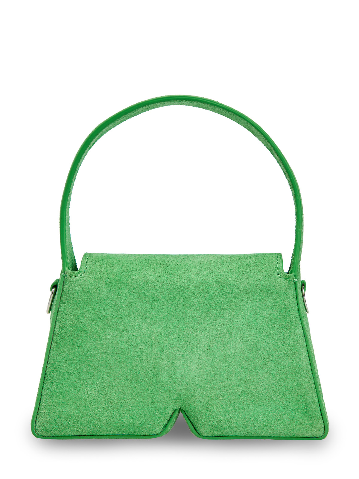 Миниатюрная сумка K/Essential Nano Bag из замши KARL LAGERFELD, цвет зеленый, размер 50;52;54;56;58;48 Миниатюрная сумка K/Essential Nano Bag из замши - фото 4