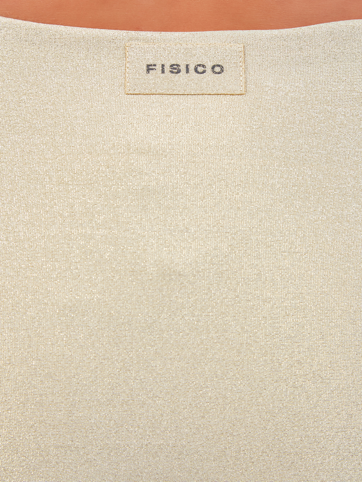 Высокие плавки-слипы с металлизированным напылением FISICO, цвет бежевый, размер M;L - фото 4