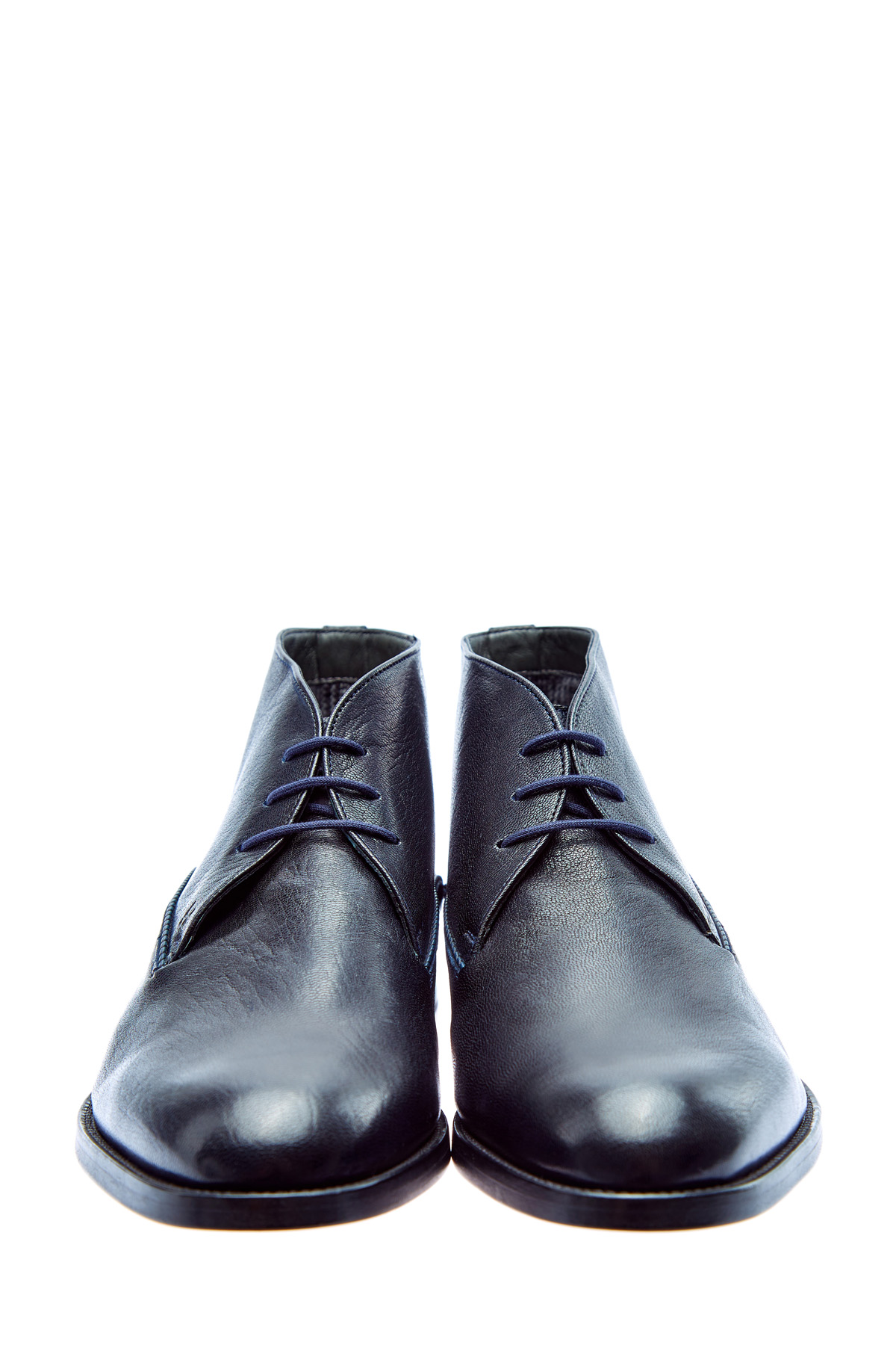 Окрашенные вручную ботинки из кожи MORESCHI, цвет синий, размер 41;41.5;42;43;44;44.5 - фото 6