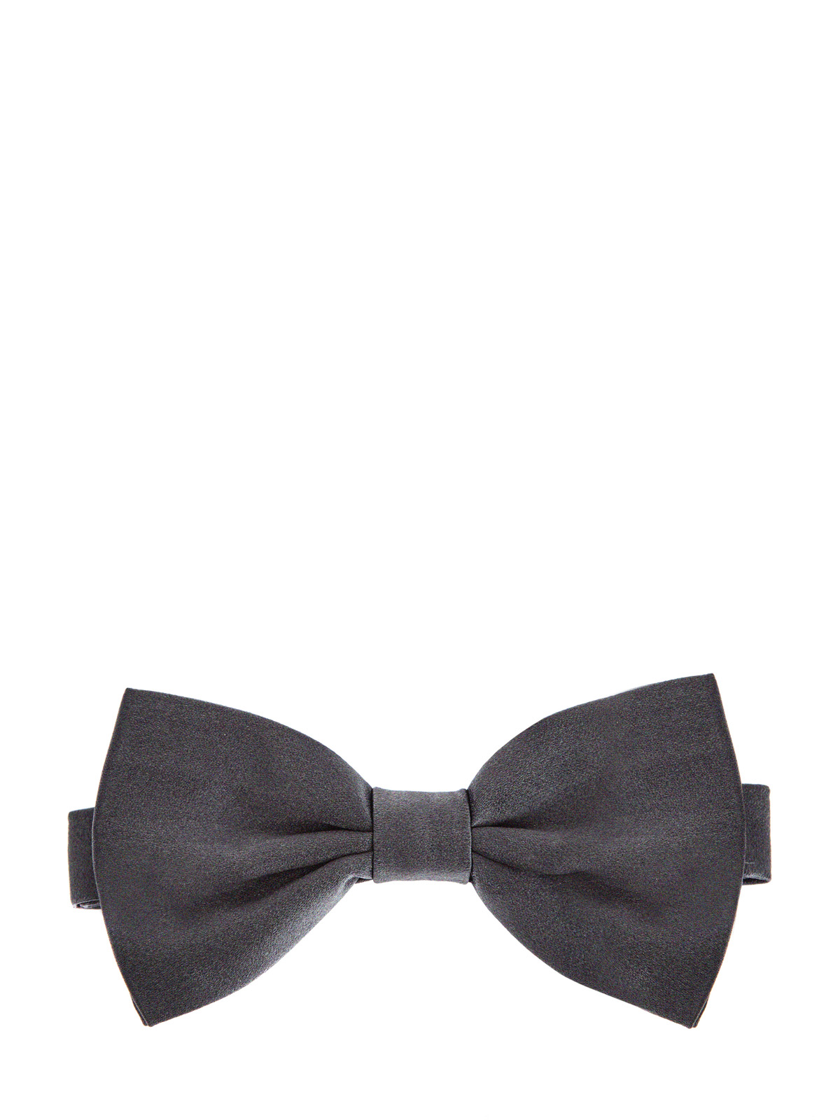 Элегантный галстук-бабочка из шелка в графитовом оттенке CANALI, цвет серый, размер 42;44;46;48;40