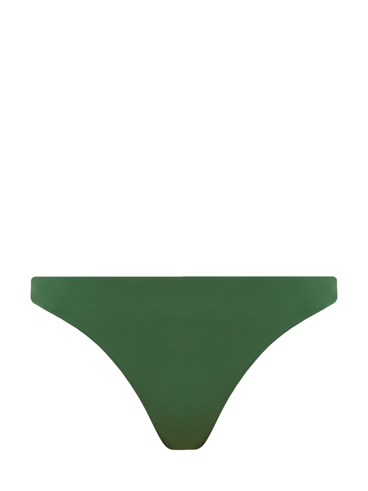 Плавки-бикини из быстросохнущей ткани с нашивкой в тон FISICO, цвет зеленый, размер L;S