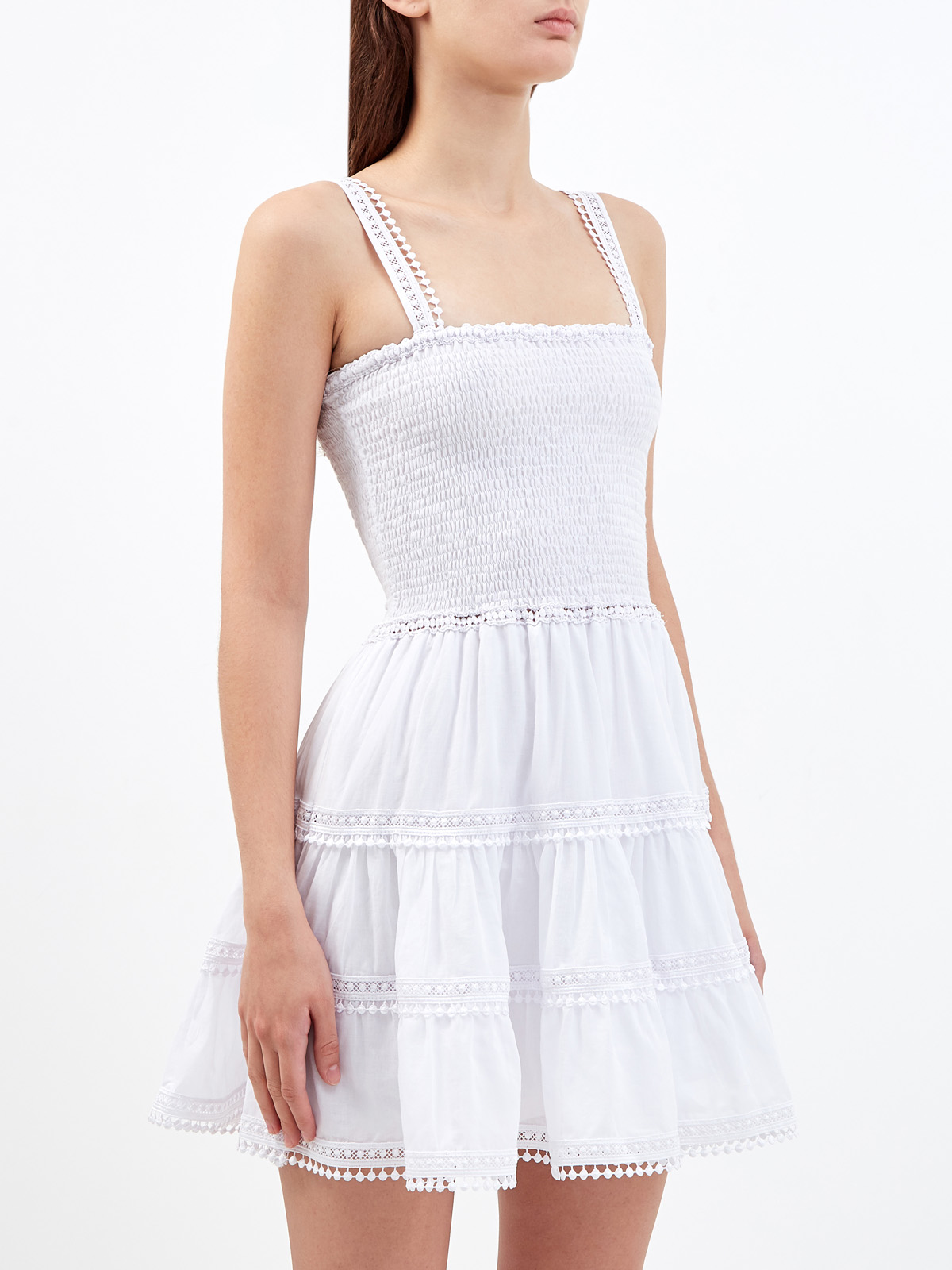 Легкое платье Stelle с эластичным лифом CHARO RUIZ IBIZA, цвет белый, размер M;L;S - фото 3