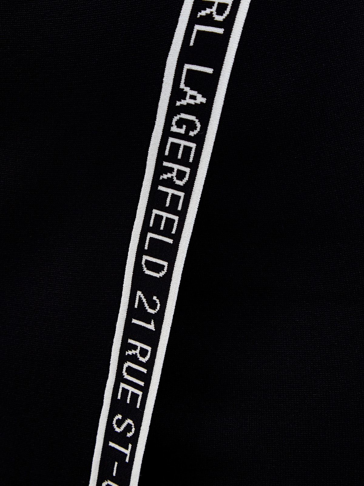 Асимметричная юбка-карандаш с принтом Rue St-Guillaume KARL LAGERFELD, цвет черный, размер S;M;L - фото 5