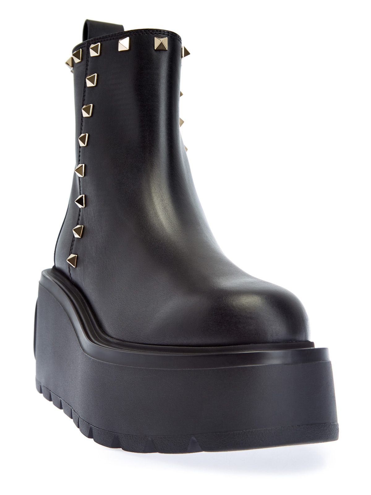 Кожаные ботинки Uniqueform на высокой подошве VALENTINO GARAVANI, цвет черный, размер 36;36.5;37;38.5;39;39.5;40;40.5;37.5 - фото 2