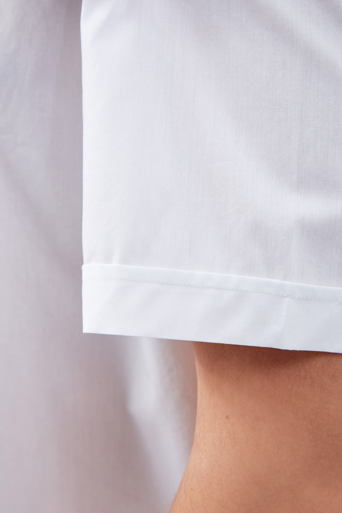 Рубашка с короткими рукавами из хлопка Impeccabile CANALI, цвет белый, размер 60 - фото 4