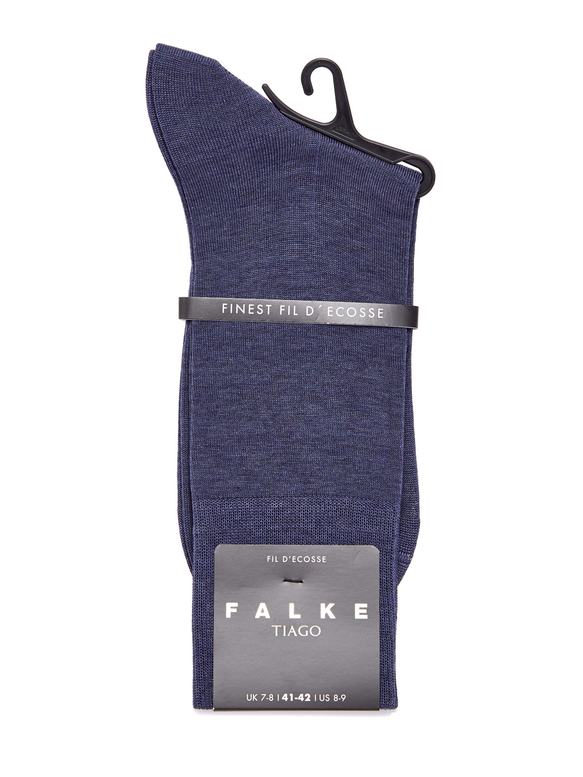 Носки Tiago из гладкого мерсеризованного хлопка FALKE, цвет синий, размер 37.5;37;38.5;39.5;38;40 - фото 1