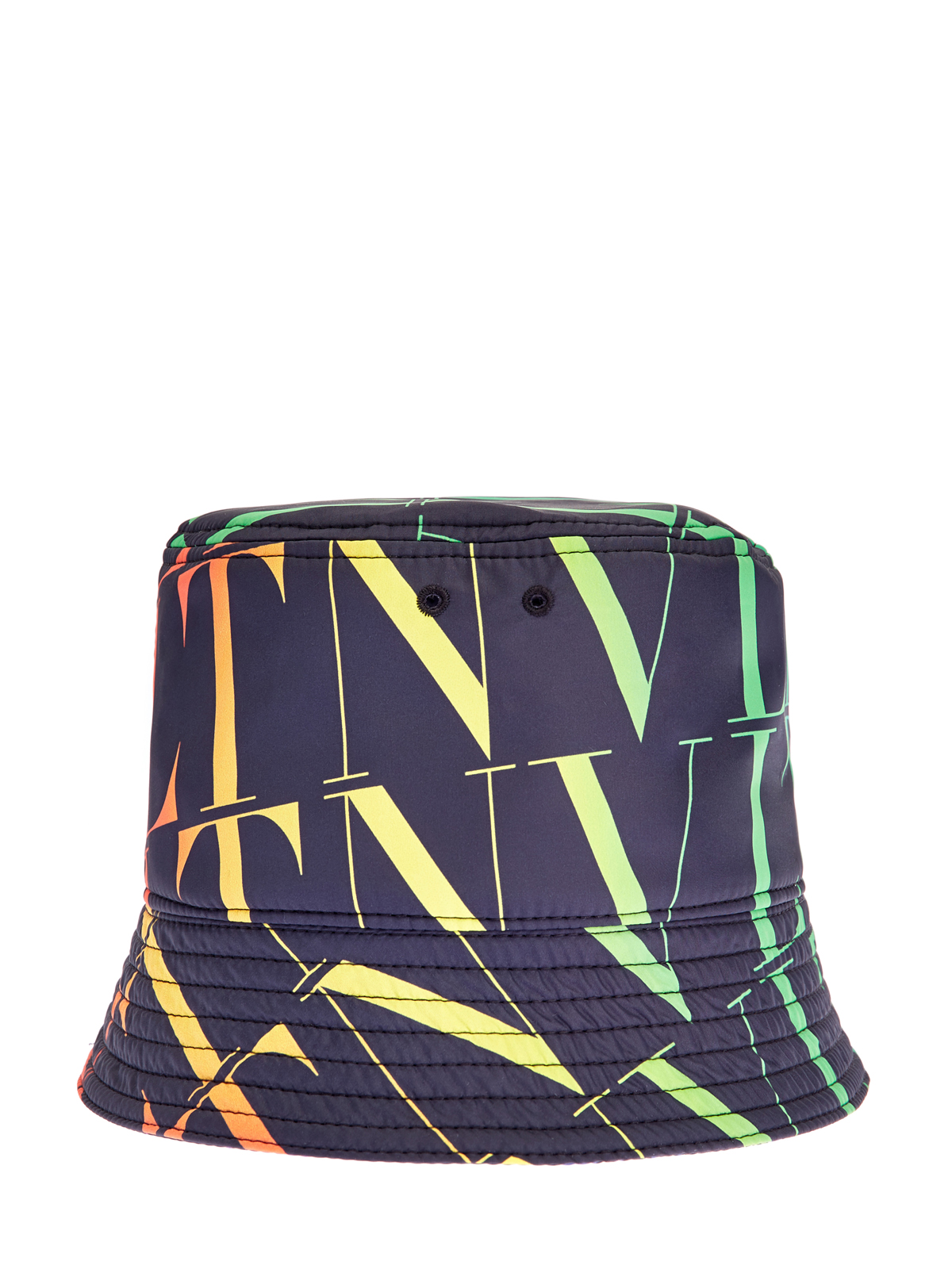 Шляпа из нейлона и мембраны с принтом VLTN Multicolor VALENTINO GARAVANI, цвет черный, размер XL;L - фото 3