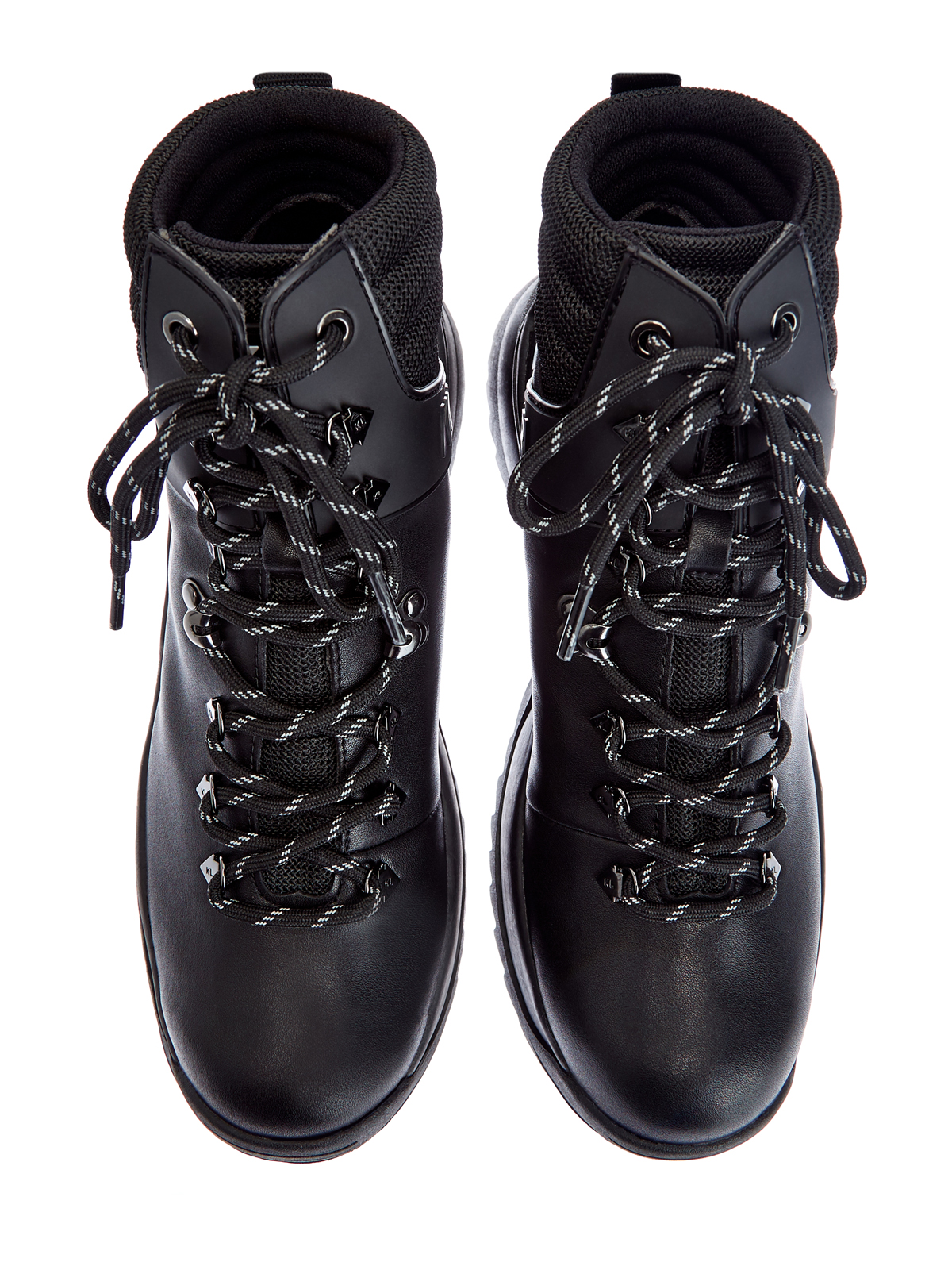 Высокие кроссовки с логотипом ручной работы KARL LAGERFELD, цвет черный, размер 5;7;8;9 - фото 5
