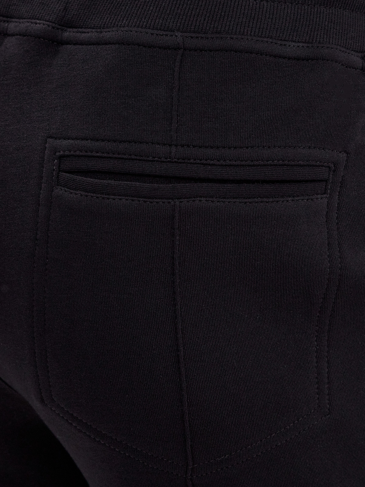 Брюки Travelwear из хлопкового футера со стрелками BRUNELLO CUCINELLI, цвет черный, размер 52;54;48;50 - фото 5