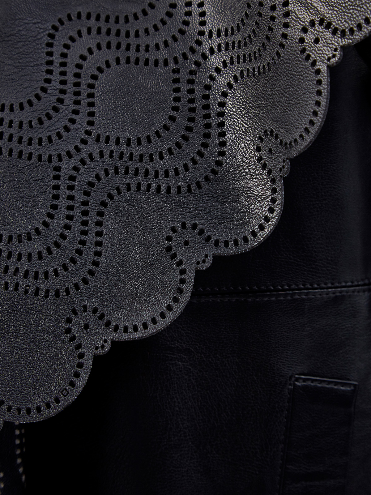 Куртка Skin Free Skin с перфорированным кейпом STELLA McCARTNEY, цвет черный, размер 38;40;42 - фото 6