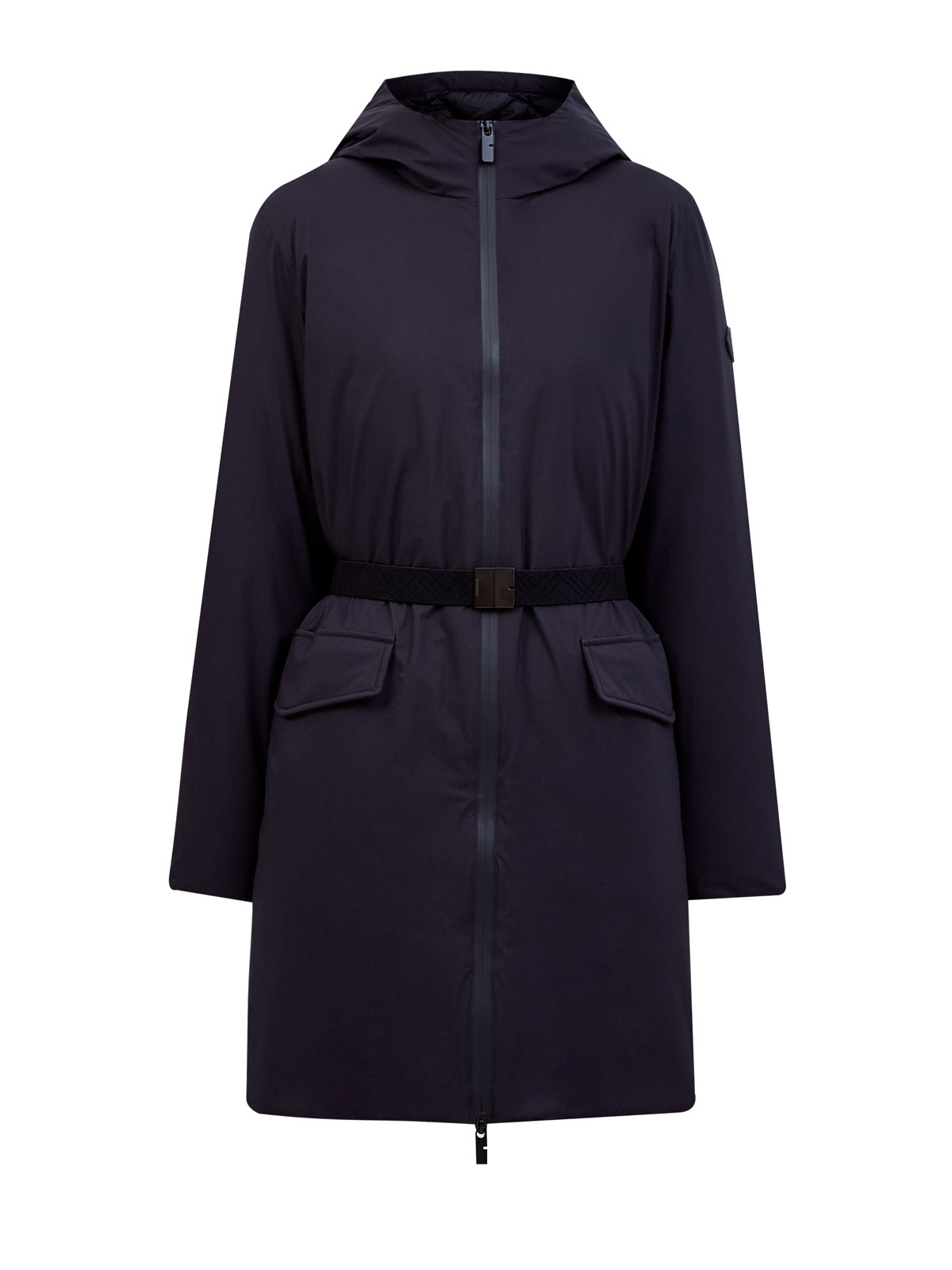 

Пуховик из микрорипстопа с эластичным поясом и патчем Knight, Черный, Пуховик из микрорипстопа с эластичным поясом и патчем Knight