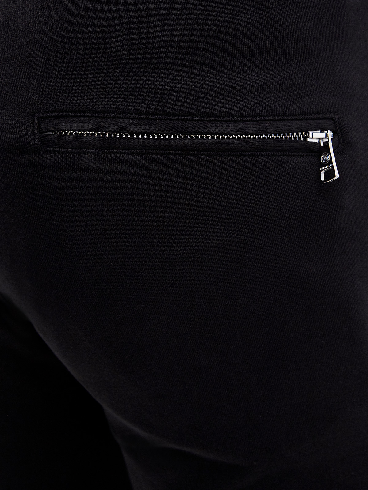 Однотонный спортивный костюм из гладкого хлопка CUDGI, цвет черный, размер 48;50;52;54;56;58 - фото 7