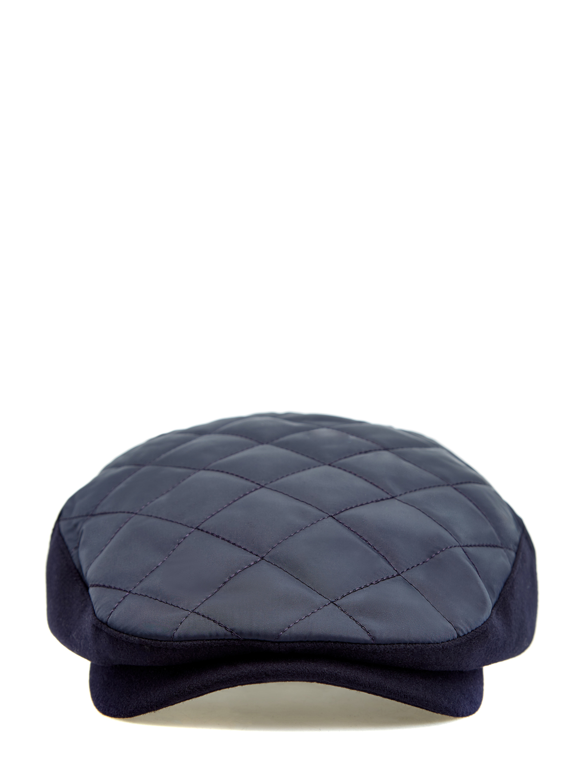 Комбинированная кепка из стеганого нейлона и текстиля CUDGI, цвет синий, размер 58;59