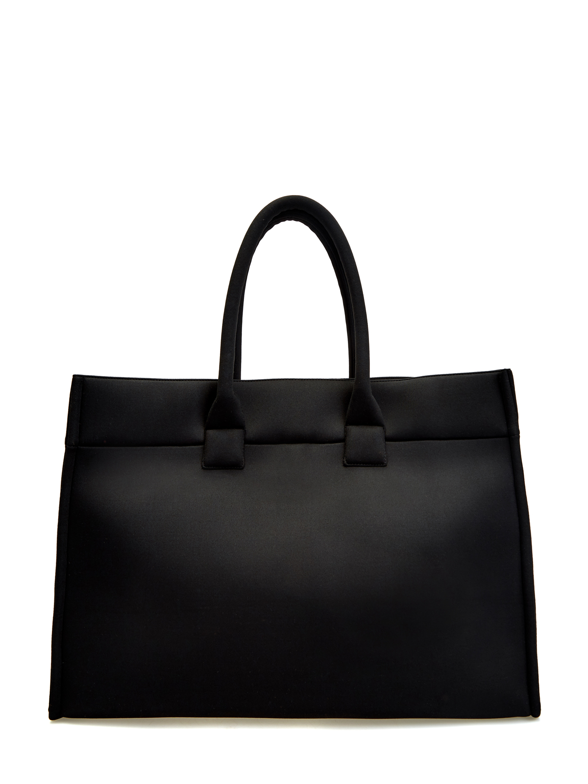 Вместительная сумка-шоппер с декором из стразов FISICO, цвет черный, размер M - фото 4