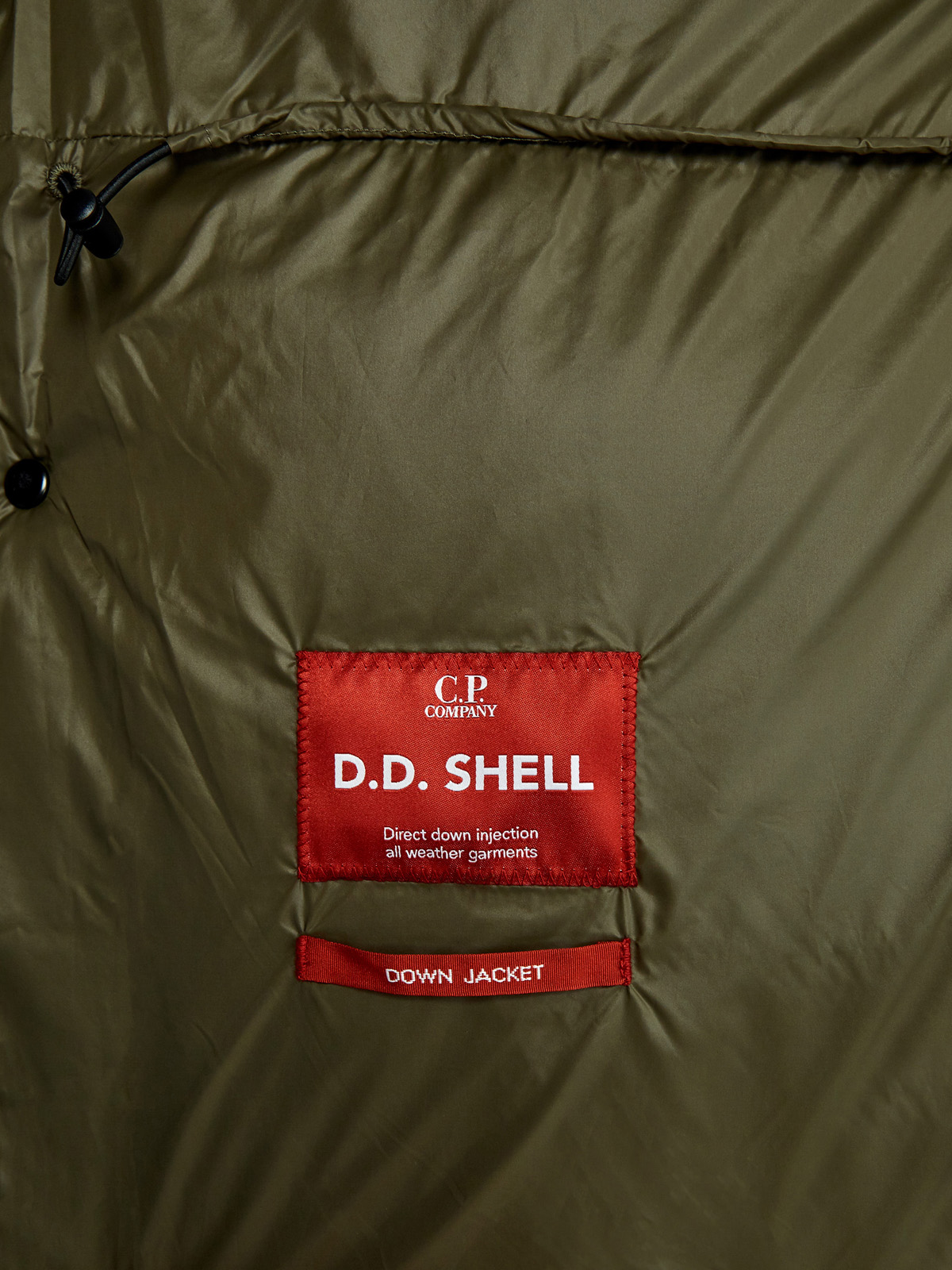 Пуховик D.D. Shell из нейлона Ripstop с фирменной линзой Зеленый, фото 6