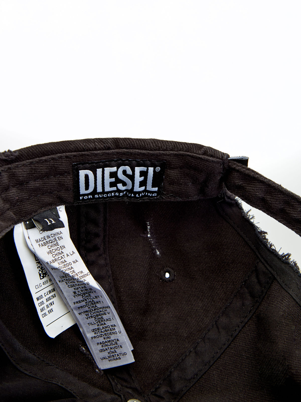 Бейсболка C-Ewan с принтом Diesel For Successful Living DIESEL, цвет черный, размер S;L - фото 5
