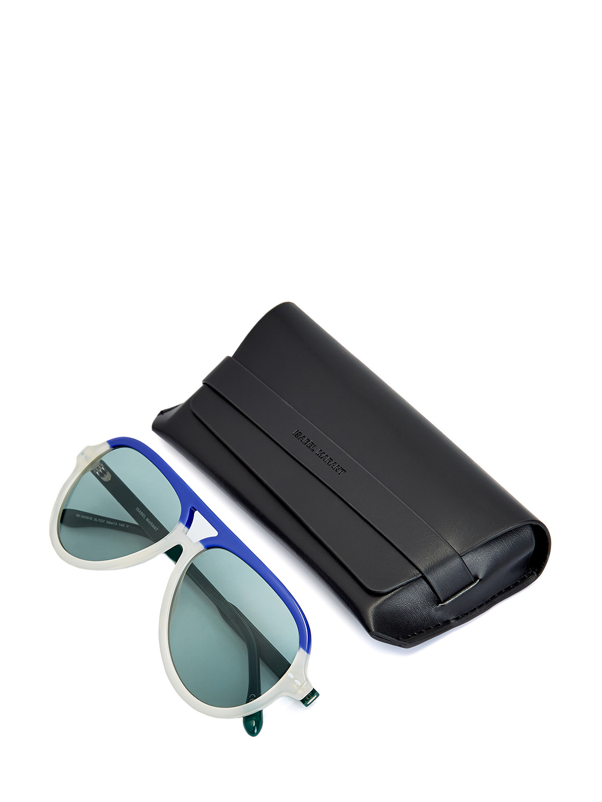 Очки-авиаторы из легкого ацетата в стиле colorblock Isabel Marant(sunglasses), цвет мульти - фото 4