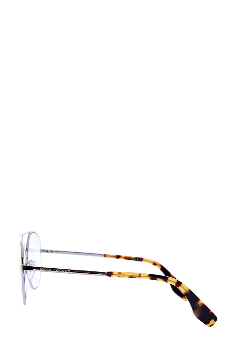 Очки с прозрачными стеклами и черепаховой отделкой дужек MARC JACOBS (sunglasses), размер 10 - фото 4