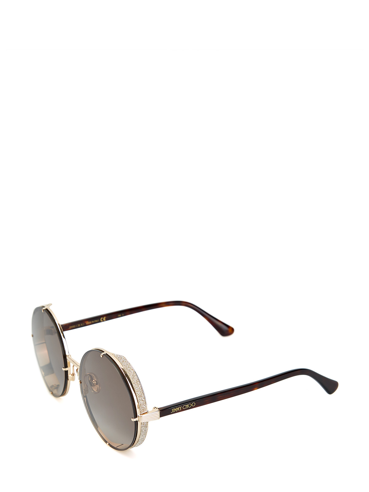 Очки Lilo в круглой оправе с мерцающим декором JIMMY CHOO  (sunglasses) - фото 2