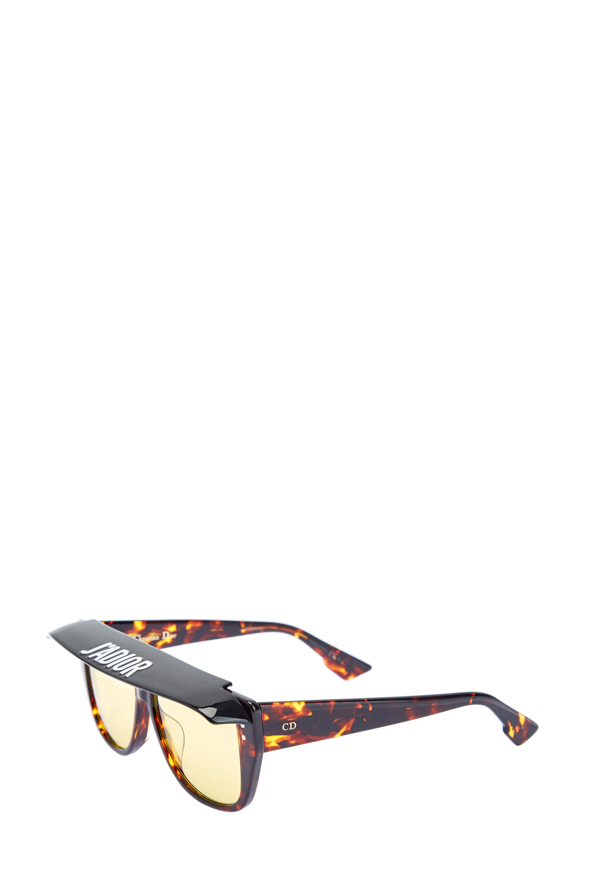 Очки DiorClub2 с козырьком и черепаховым принтом DIOR (sunglasses) women, цвет коричневый, размер 40;42;44;46 - фото 2