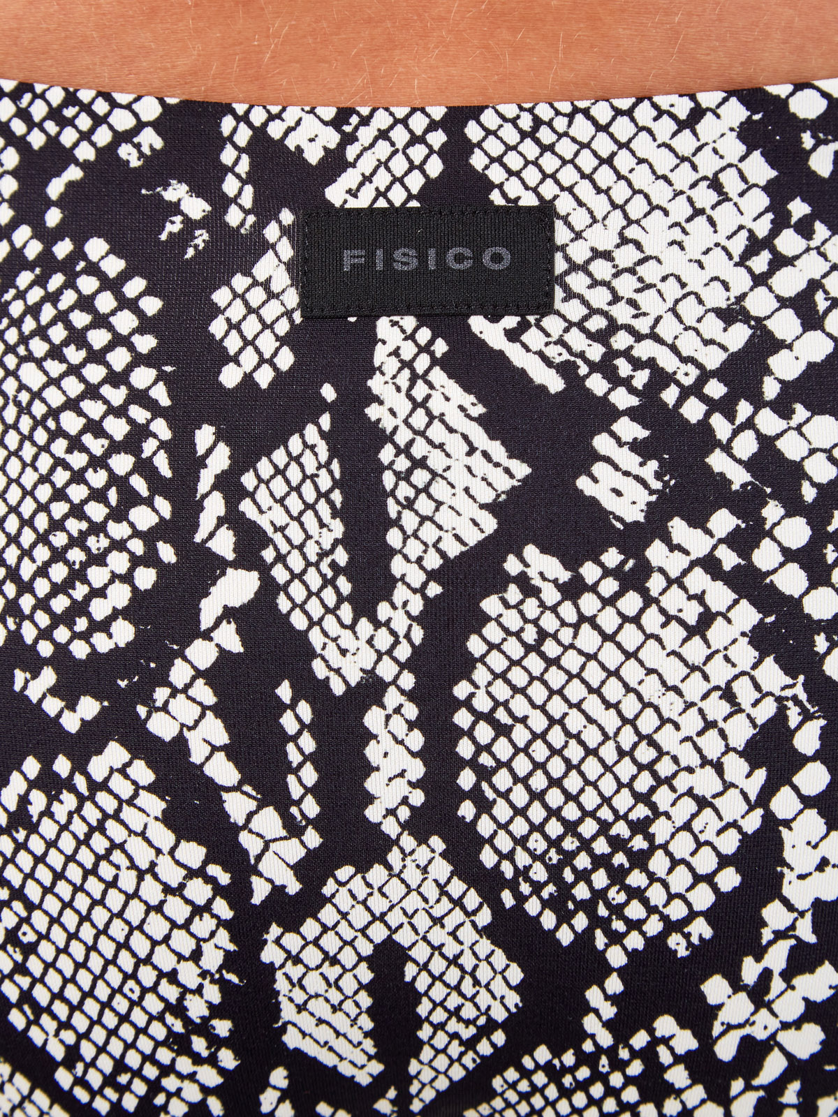 Плавки-слипы с анималистичным принтом и нашивкой на спинке FISICO, цвет серый, размер M;L;XL;S - фото 4