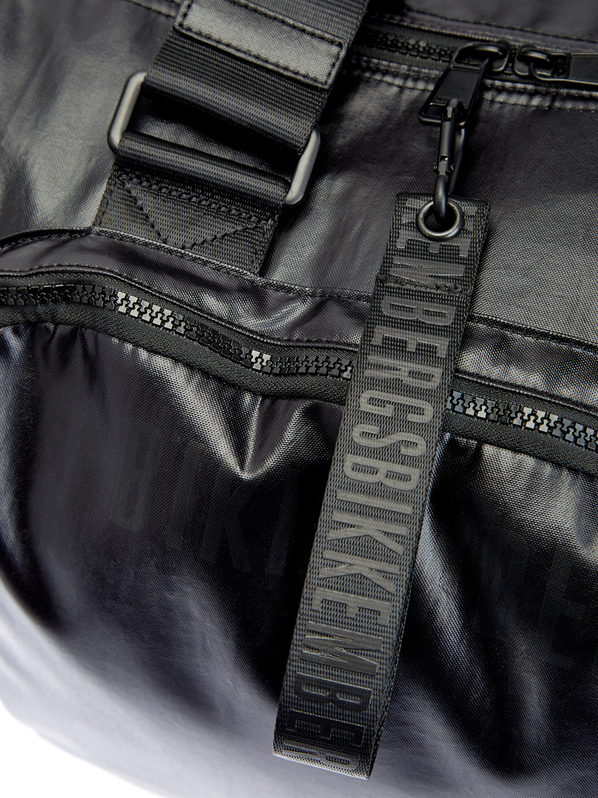 Дорожная сумка из прочного нейлона с плечевым ремнем BIKKEMBERGS, цвет черный, размер 5;6;7;8;9 - фото 6