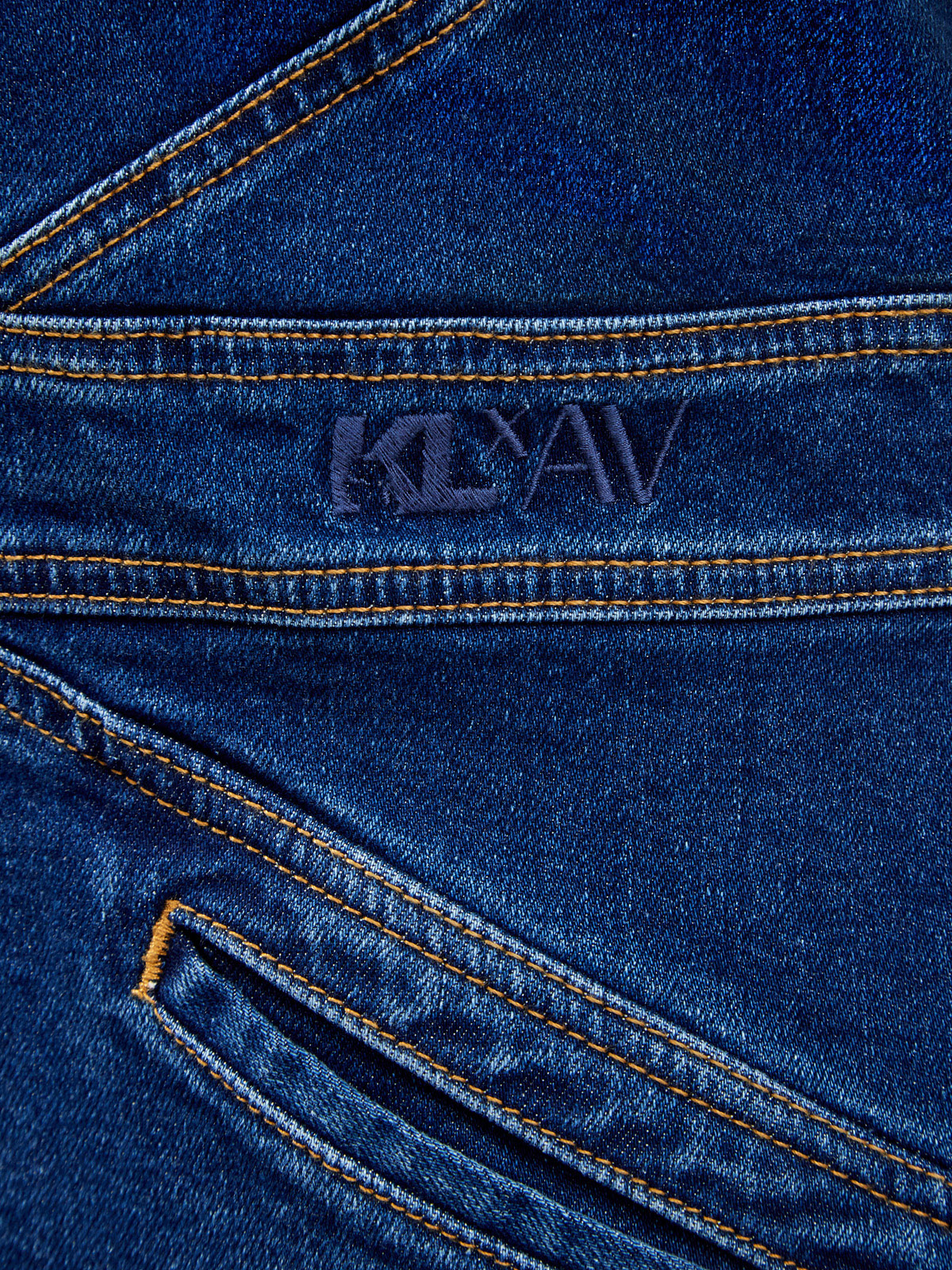 Приталенный джинсовый жакет KARL X AMBER VALLETTA KARL LAGERFELD, цвет синий, размер M;L;XL;S - фото 5