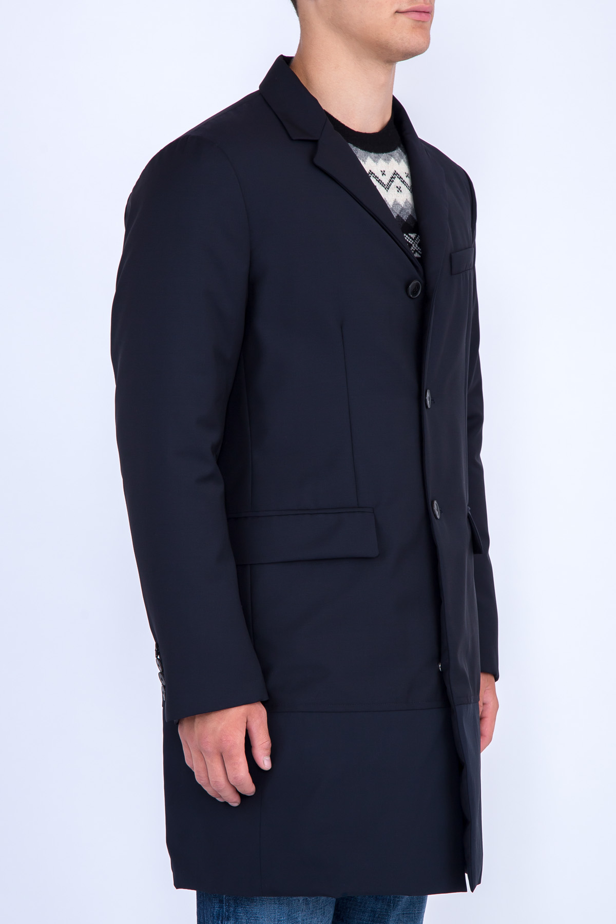 пальто VALENTINO, цвет черный, размер 50 - фото 3