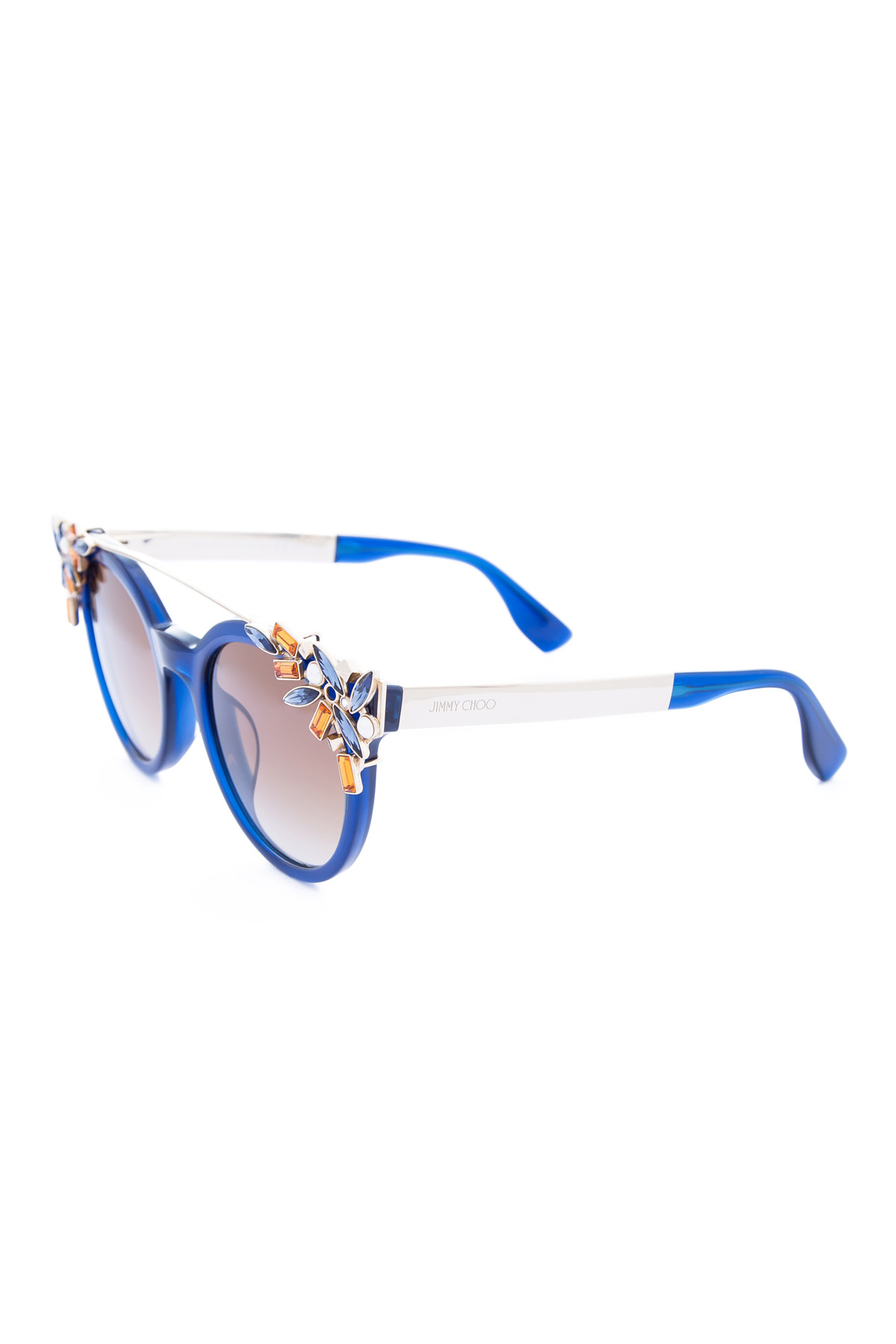 очки JIMMY CHOO  (sunglasses), цвет синий, размер 36 - фото 3