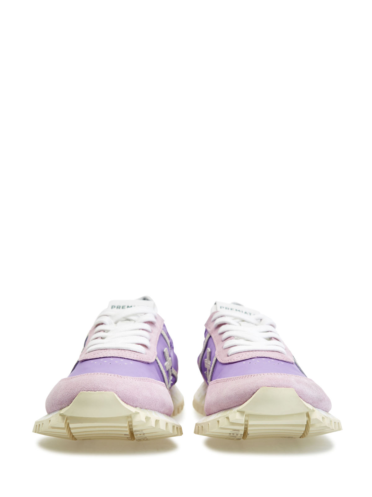 Яркие комбинированные кроссовки Sean-D в стиле ретро PREMIATA, цвет фиолетовый, размер 37;38;39;40;41 - фото 5