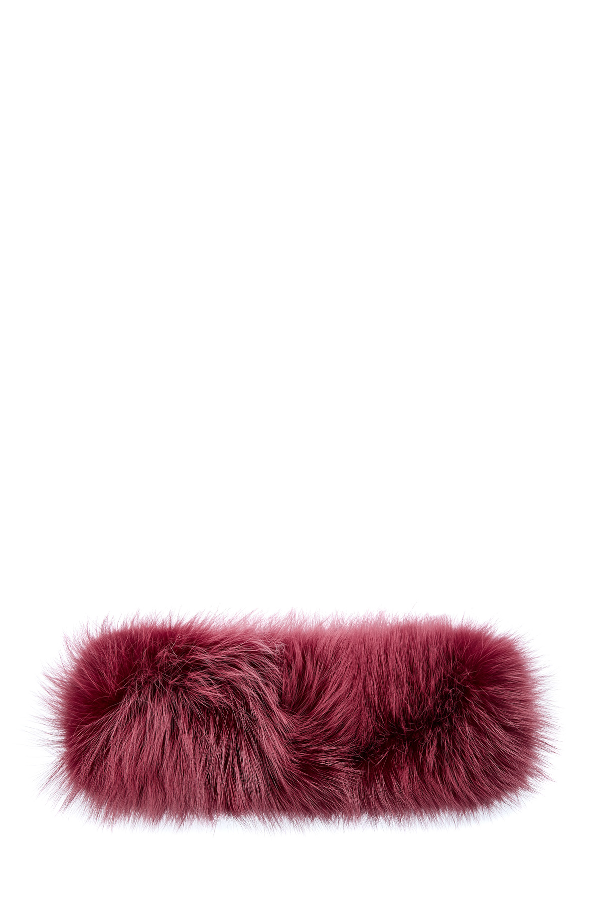 Повязка на голову из меха финской лисы ETRO, цвет красный, размер L;M - фото 1